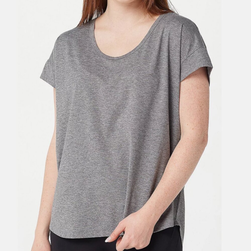 zuda Z-Cool Scoop Neck T-Shirt Top.  14902